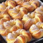 Sugar Twisted Puff Pastry Rolls