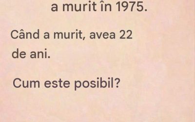 Riddle: Această femeie s-a născut în 1975