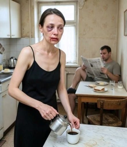 Soțul meu mi-a lovit fața; a doua zi, micul dejun a fost răzbunarea mea tăcută…