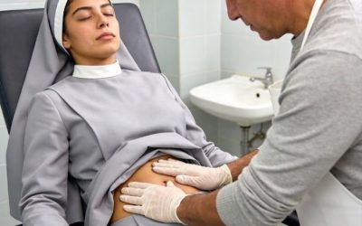 Ochii ei erau fixați asupra corpului nemișcat de pe targa metalică, iar tonul vocii îi tremura de nesiguranță… -Ruby